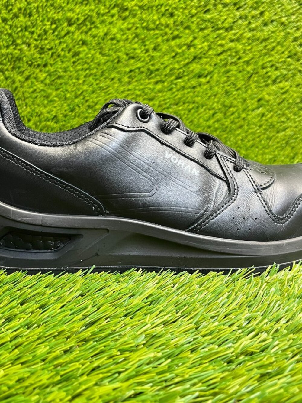 Voran Sportsafe Energy Mens Size 9.5 Black Composite Toe Safety Work Shoes